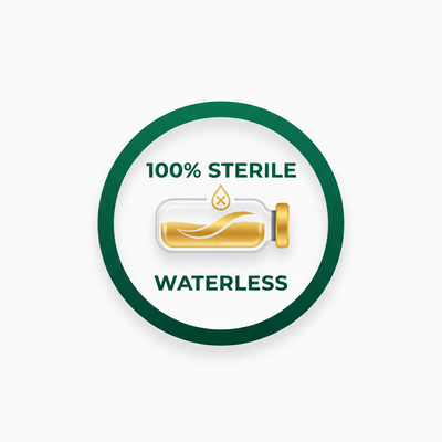 100% Sterile & Waterless